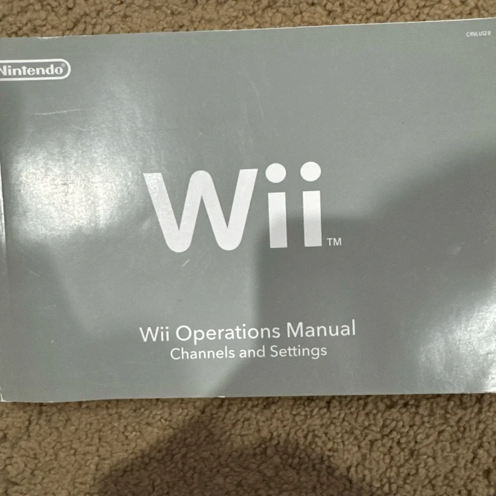 Nintendo Wii 10 US Manual Insert Lot Wii Remote Wheel Motion Plus Balance Board